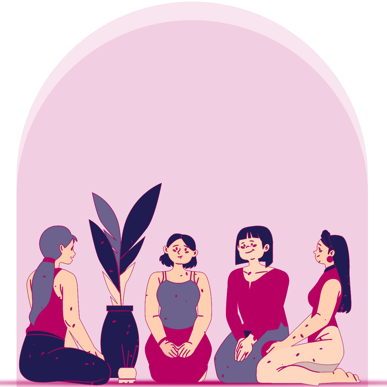 Cozy room illustration